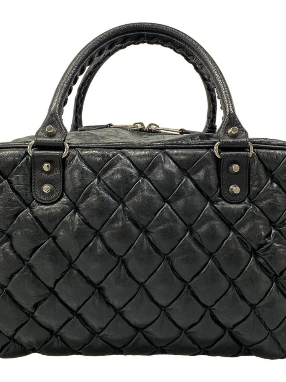 BALENCIAGA The Matelasse 168031 Black Leather Handbag - Picture 3 of 15